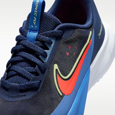 Nike Sonic Fly Midnight Navy Blue Crystal Hot Lava (GS)