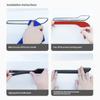 4pcs Carbon Fiber Car Door Handle Decoration For Tesla Model 3 -2023 Model Y 2023 Car Stickers Car Accessory