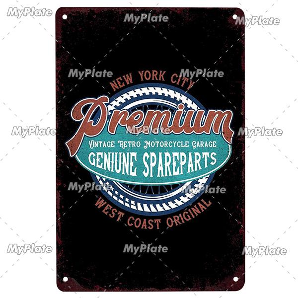 Motorrad Metall Zeichen Vintage Plaque Zinn Zeichen Wand Dekor Für Garage Club Platte Handwerk Fahrt Biker Poster Hot Rod