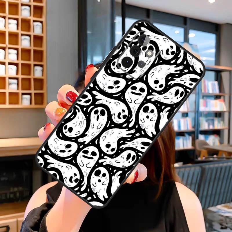 Halloween Spooky Ghost Case For Samsung Galaxy A14 A34 A54 A52S A12 A22 A32 A52 A72 A13 A33 A53 A73 A31 A51 A71