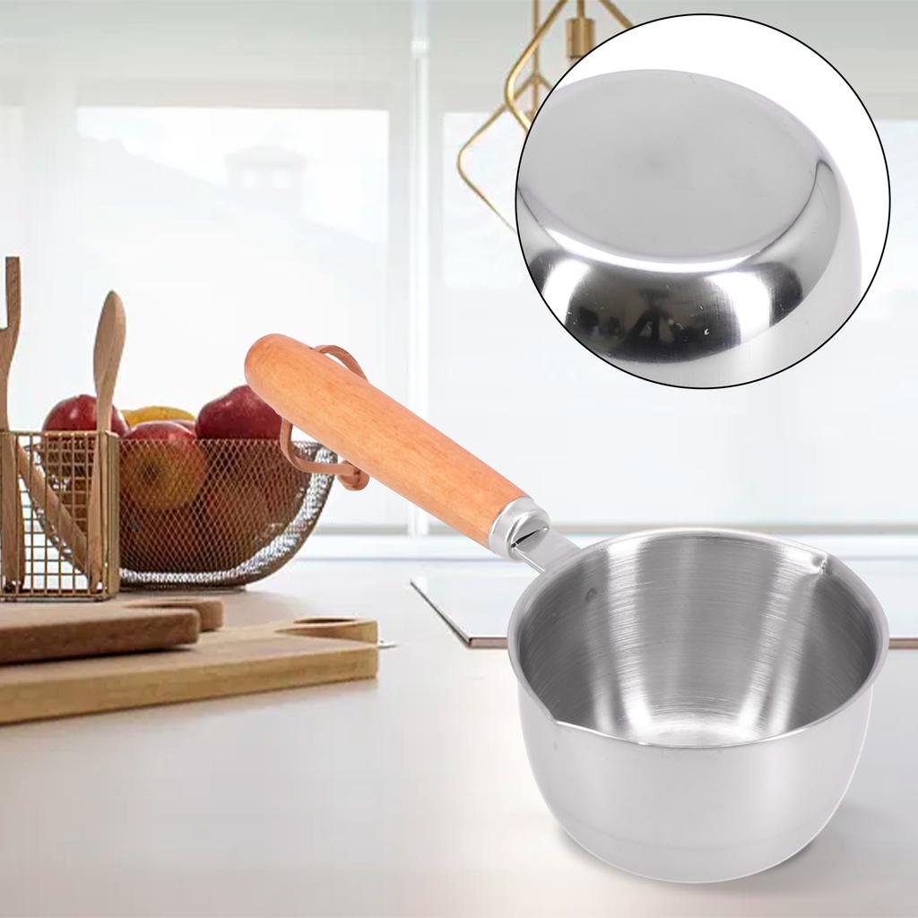 Stainless Steel Sauce Pan for Cooking Small Pot for Hot Oil and Hot Sauce