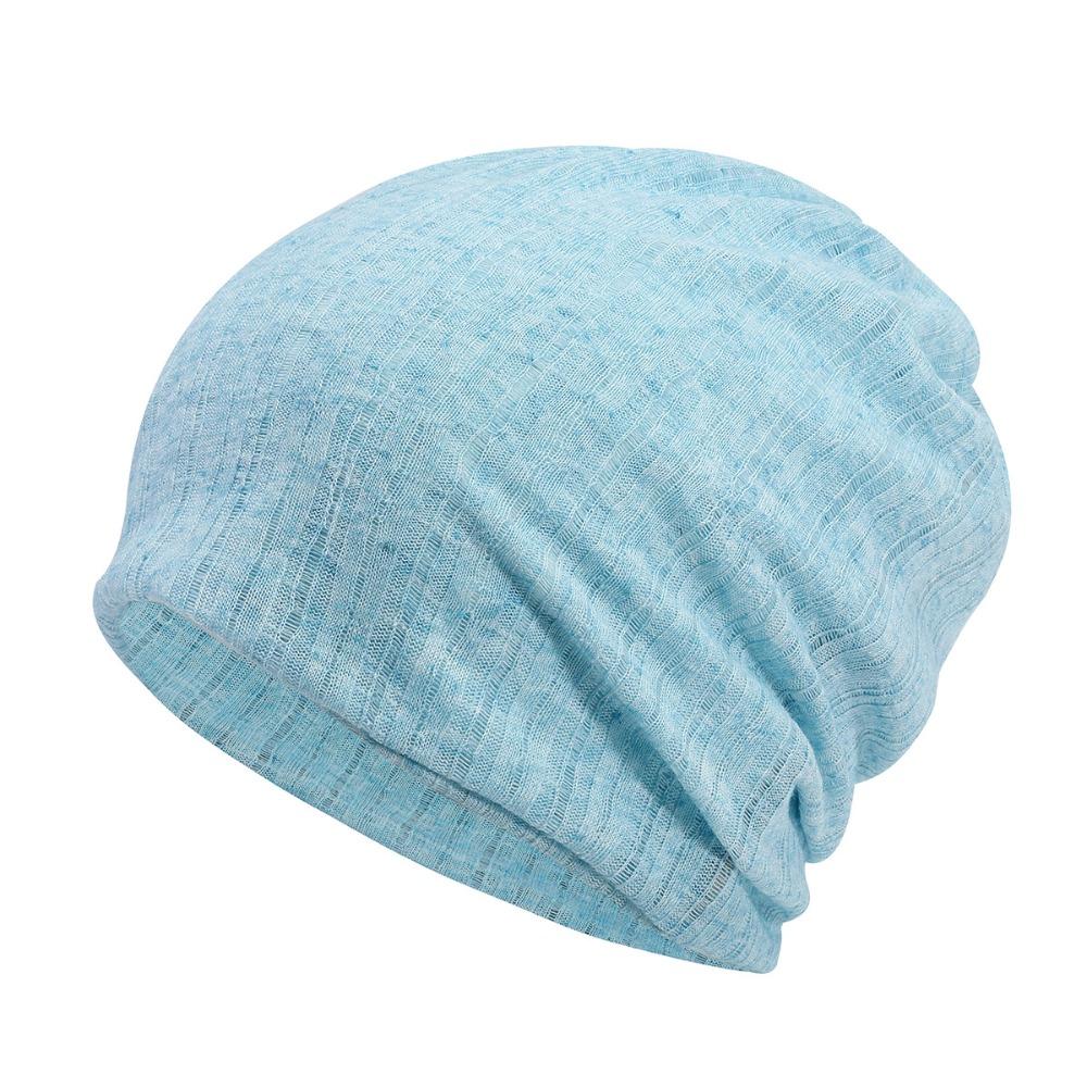 Solid Color Gauze Pile Cap Elastic Hood Cover Cap Casual Bucket Hat  For Men Women
