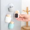 Egg Magnet Toothpick Box Kitchen Restaurant Toothpick Storage Container Nordic Portable Toothpick Jar Refrigerator Sticker Decor