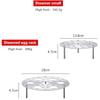 304 Stainless Steel Thickened Steam Rack Universal Steam Rack High Pressure Boiler Steam Grid Steaming Plate High Foot Steamer