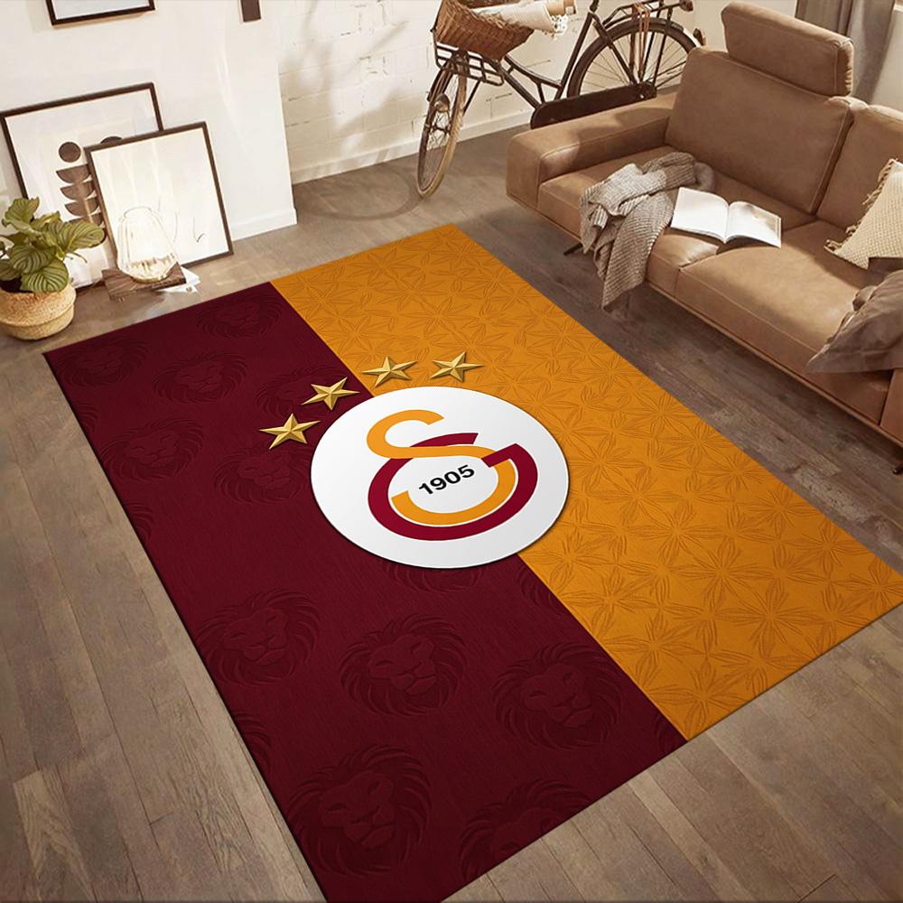 Galatasaray 176 Carpet Suitable for Decorate Room Dormitory Dining Room Outdoor Anti-slip Rug Anime Office Decor