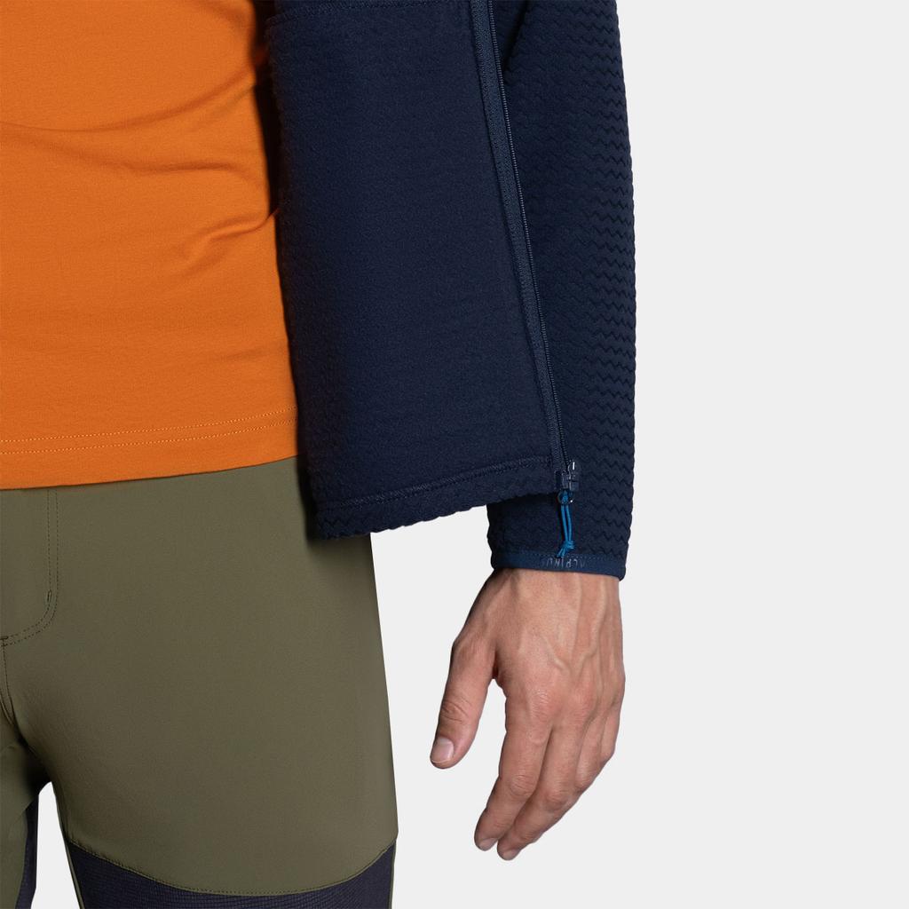 Alpinus Ruen Men' Fleece Sweatshirt Navy Blue Qn35454 Size