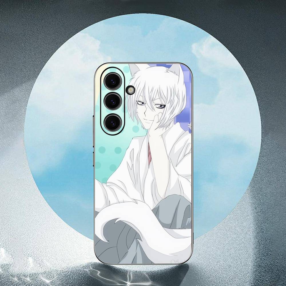 T-Tomoe Kamisama Luxury Black Phone Case For Samsung Galaxy S23 S24 S25 Ultra S22 Plus S21