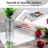 Mirror Tiles Self Adhesive,Mosaic Tiles Sheet,Disco Ball Tile Stickers,Square Mosaic Mirror Pieces,Small Glass Strips for Crafts