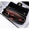 Women's bag new fashionable retro versatile high-end diamond chain bag leather shoulder messenger bag tide