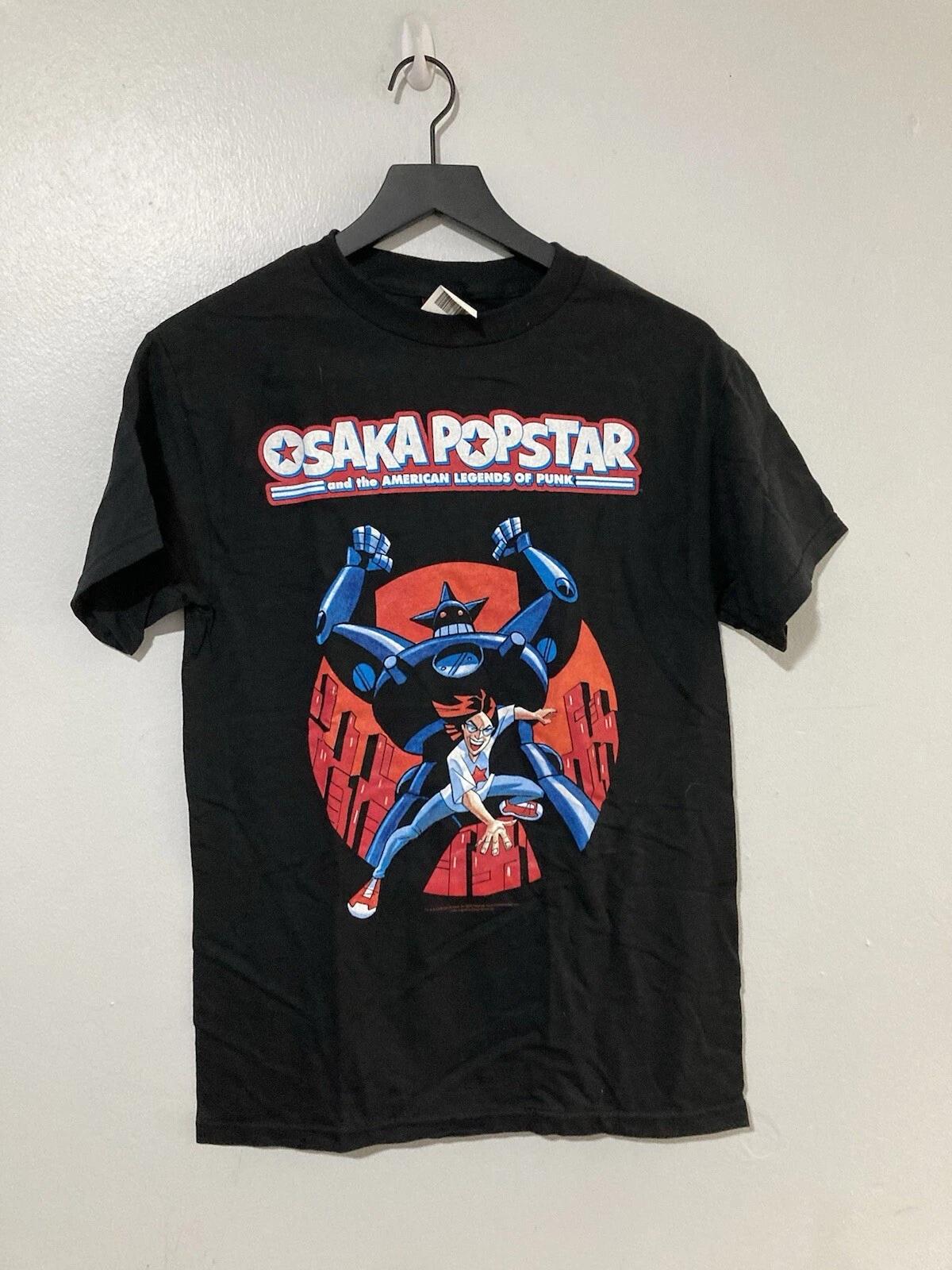 Vintage Osaka Popstar Band Shirt Mens Small 2006 Punk Alternative Cinder Block 4XL