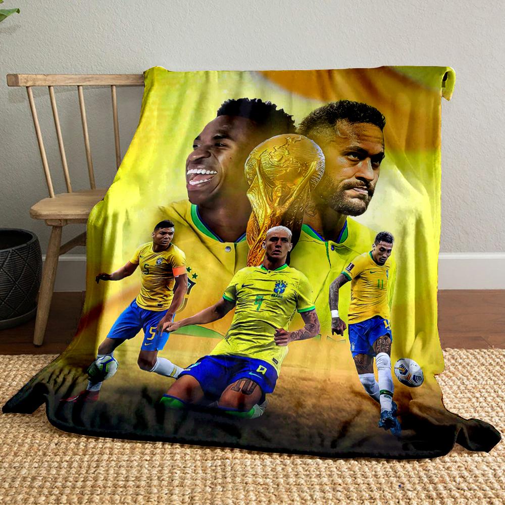 Football Sports Designed Flannel blanket for bedroom, living room, sofa, and nap