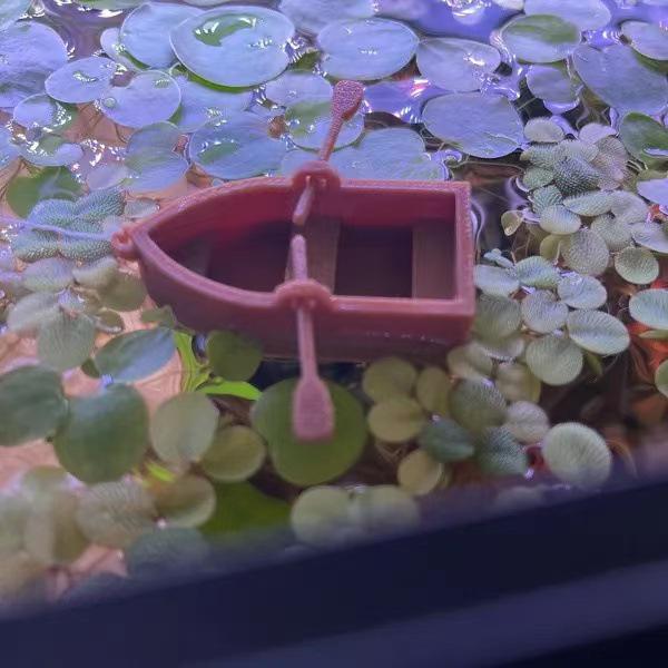 Miniature Wooden Sailboat Model for Resin Fish Tank Decoration