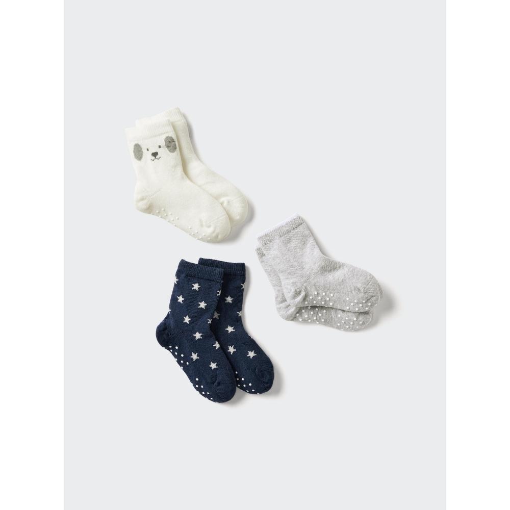 

Детские носки Uniqlo 3р 03 GRAY/BABY 11cm