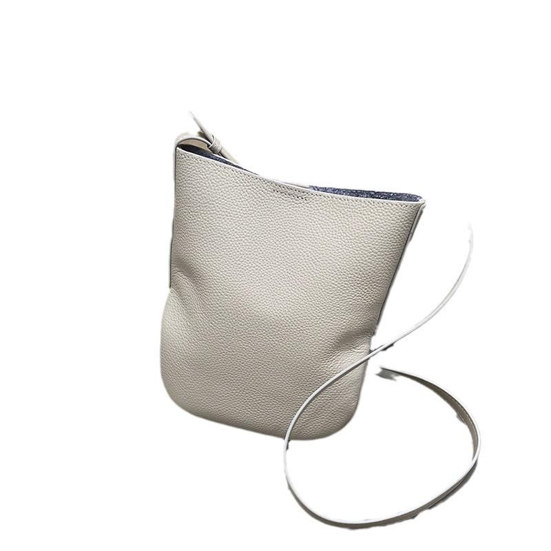 Genuine Leather Women's Bag Summer Versatile New Mobile Phone Bag Women's Crossbody High-end Niche Shoulder Bag