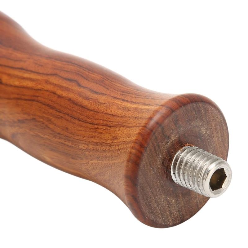 Wood Coffee Portafilter Handle with Ergonomic Grip M10 Coffee Filter Handle Easy Installation and Maintenance Enduring