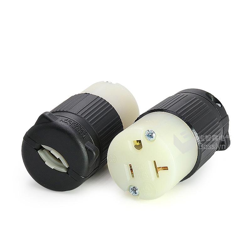 UL Certified NEMA 5-15P US Standard Industrial Power Plug