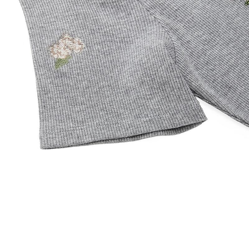 JNBY Slim Fit Round Neck Short Sleeve T-Shirt