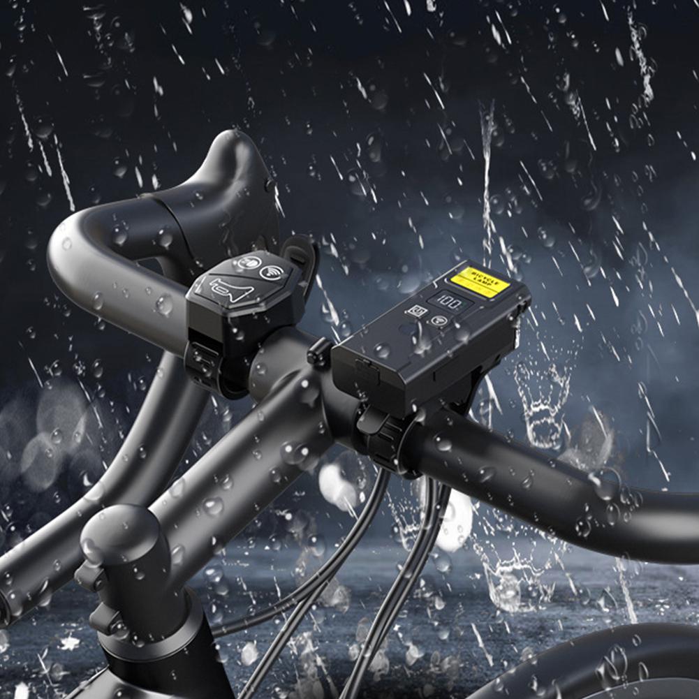 Bicycle Headlight with Horn Smart Light Sensor Bicycle Front Lamp Rechargeable Bike Handlebar Flashlight Bicycle Accessories