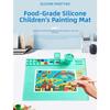 Non-Slip Silicone Children Art Mat Washable Graffiti Painting Mat  for Artists