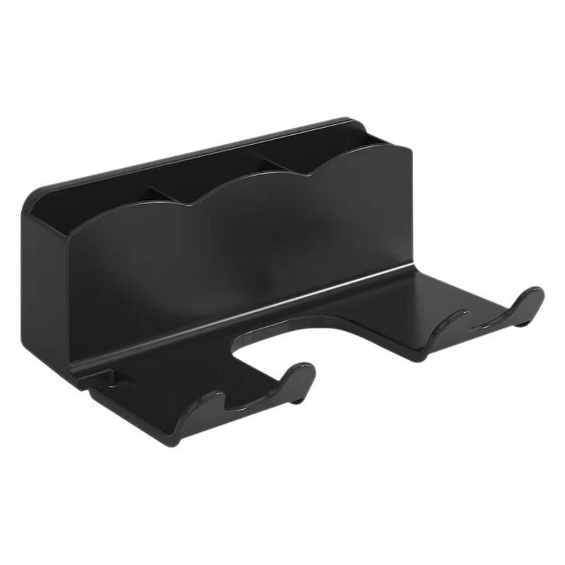 No-Drill Wall Hair Dryer Holder & Storage Rack