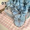 1M Lace Ribbon Sheer Chiffon Elastic Ruffle Ribbon Lace Trim for Dress Diy Apparel Sewing Fabric Wedding Party Accessories New
