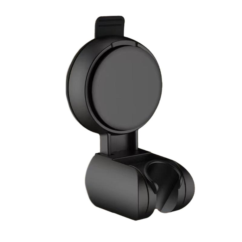 

Portable Sturdy ABS Suction Shower Sprayer Holders Bathroom Accessory for Easy Installation in Bathroom Setting чёрный