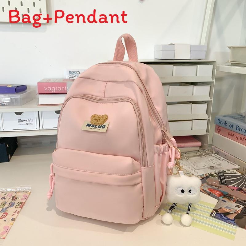 Style Girl Backpack With Water Resistant Nylon For School And Study Use