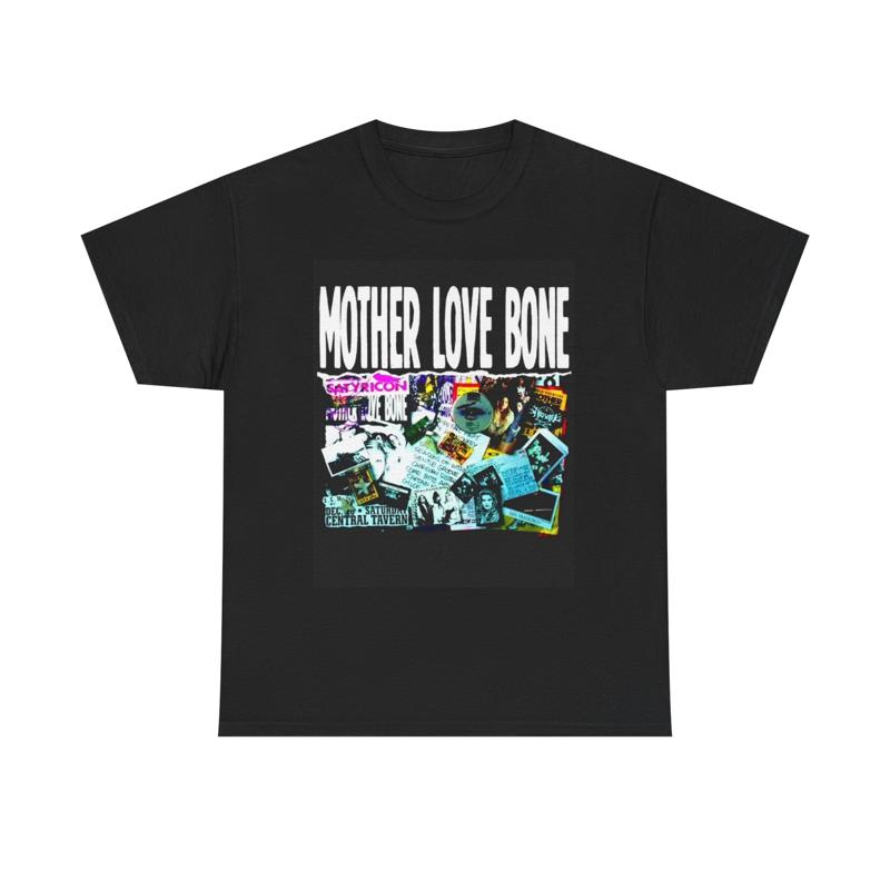 Mother Love Bone T Shirt Full Art Graphic Retro Rock Heavy Cotton