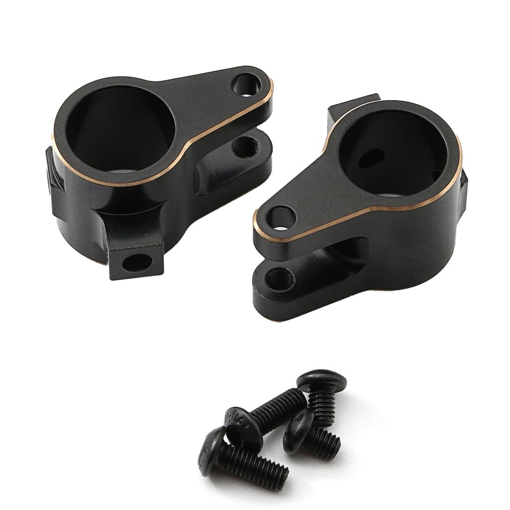 2pcs Black Coating Brass Axle Tube Link Mount Replacement for SCX10 PRO 1/10 Remote Control Car