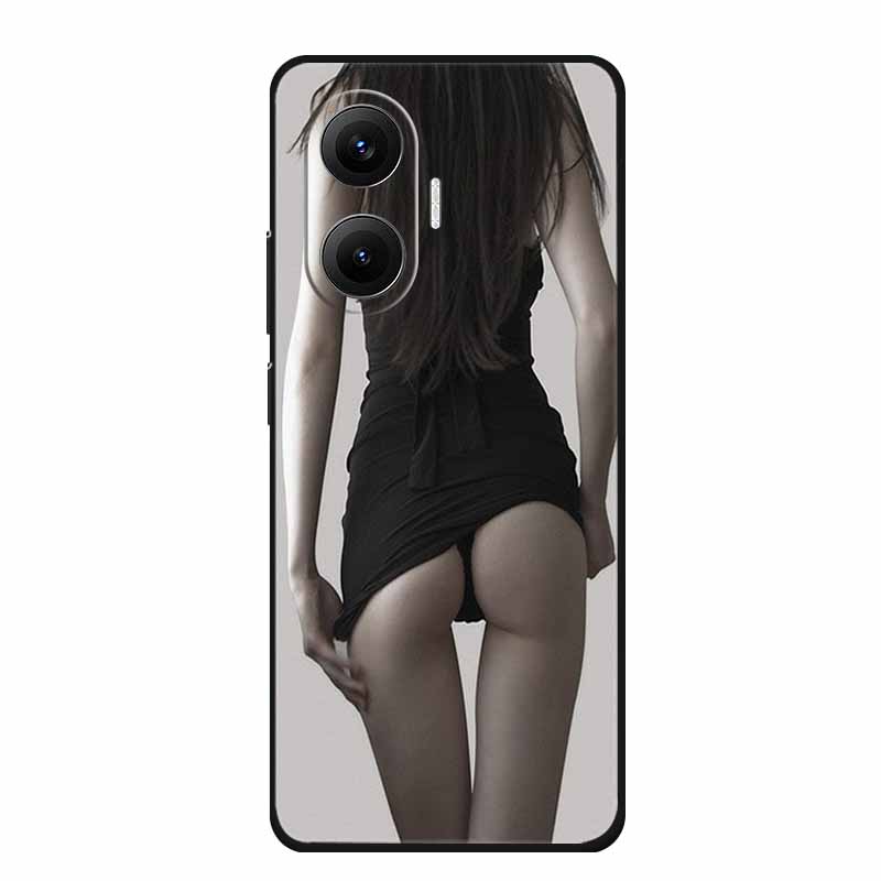 Phone Case For Redmi Turbo 4 Pro 5G Back Cover Case Black Silicone Soft Funda Para For Xiaomi Redmi Turbo 4 Pro Case Coque Shell