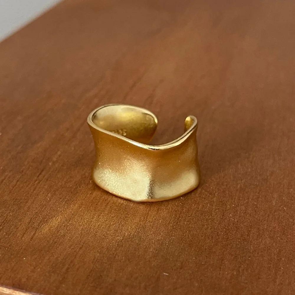 

2025 Trend Rings Fashion For Women Simple Finger Open Vintage Wide Flat Ring Allergy For Party Birthday Gift Accessories