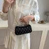 New Trend Women's Handbag Textured Velvet Simple Small Square Bag Chain Shoulder Crossbody Bag