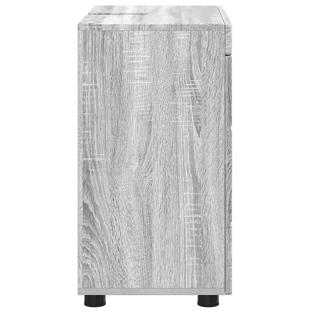 Bathroom Cabinet Set TULUM Grey Sonoma 60 x 34 x 63 cm