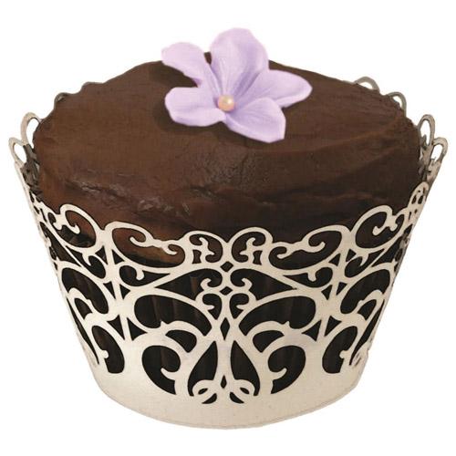 CCC French Lace Cupcake Wrap 12pk