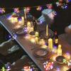 LED  Fireworks Light Solar Indoor Fairy Garden Lights 8 Lighting Modes DIY Starburst Solar Lamps Holiday Decorative Lights 3 Lighting Color