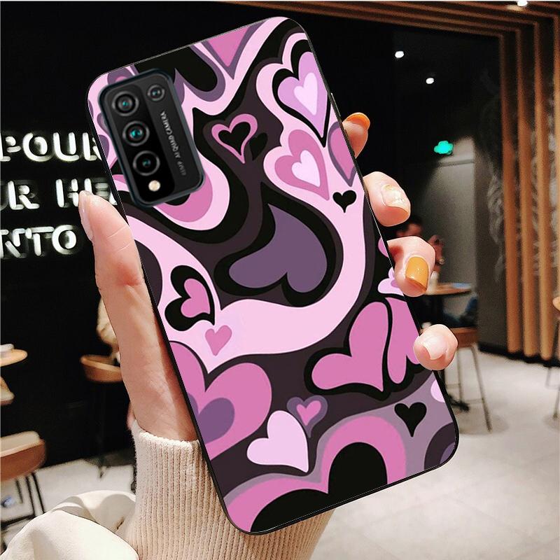 Fashion Latte Love Coffee Heart Phone Case for Huawei Honor 50 10X Lite 20 7A 7C 8X 9X Pro 9A 8A 8S 9S 10i 20S 20lite 7X 10 Lite