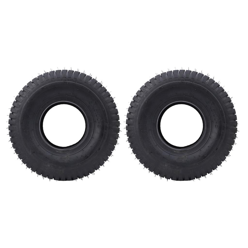 2Pcs 15x6.00 6 Tire 570 Lbs Load 4 Ply Heavy Duty Garden Tractor Tyre Tubeless Tyres for Riding Mowers