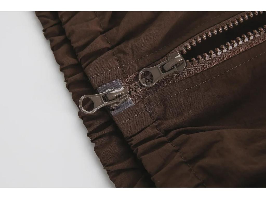 Men's Fashion Brand Contrast Stitching Windproof Jacket - American Retro Style, Loose Fit, Casual, Unisex, Perfect for Spring and Autumn Sports.