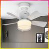 Three Wind Speed Electric Ceiling Fan Light E27 Socket Fan Lamp Living Room Bedroom Dimmable RGB Lighting Ceiling Fan