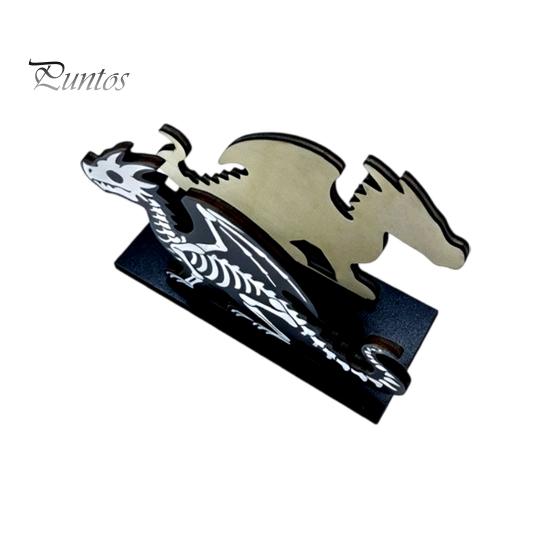 Dark Theme Table Organizer Halloween Wooden Napkin Holder, Ghost Pumpkin Skeleton Cat Bat Tissue Dispenser, Waterproof Gothic Room Decor Tabletop for