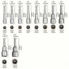 10-14PCS Impact Socket Magnetic Nut Hex Socket Nozzle Screwdriver 1/4 Hex Wrench Set Drill Bit Adapter for Electric Drill Tools