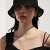 RE RHEE CHECKERED PATTERN BUCKET HAT BK