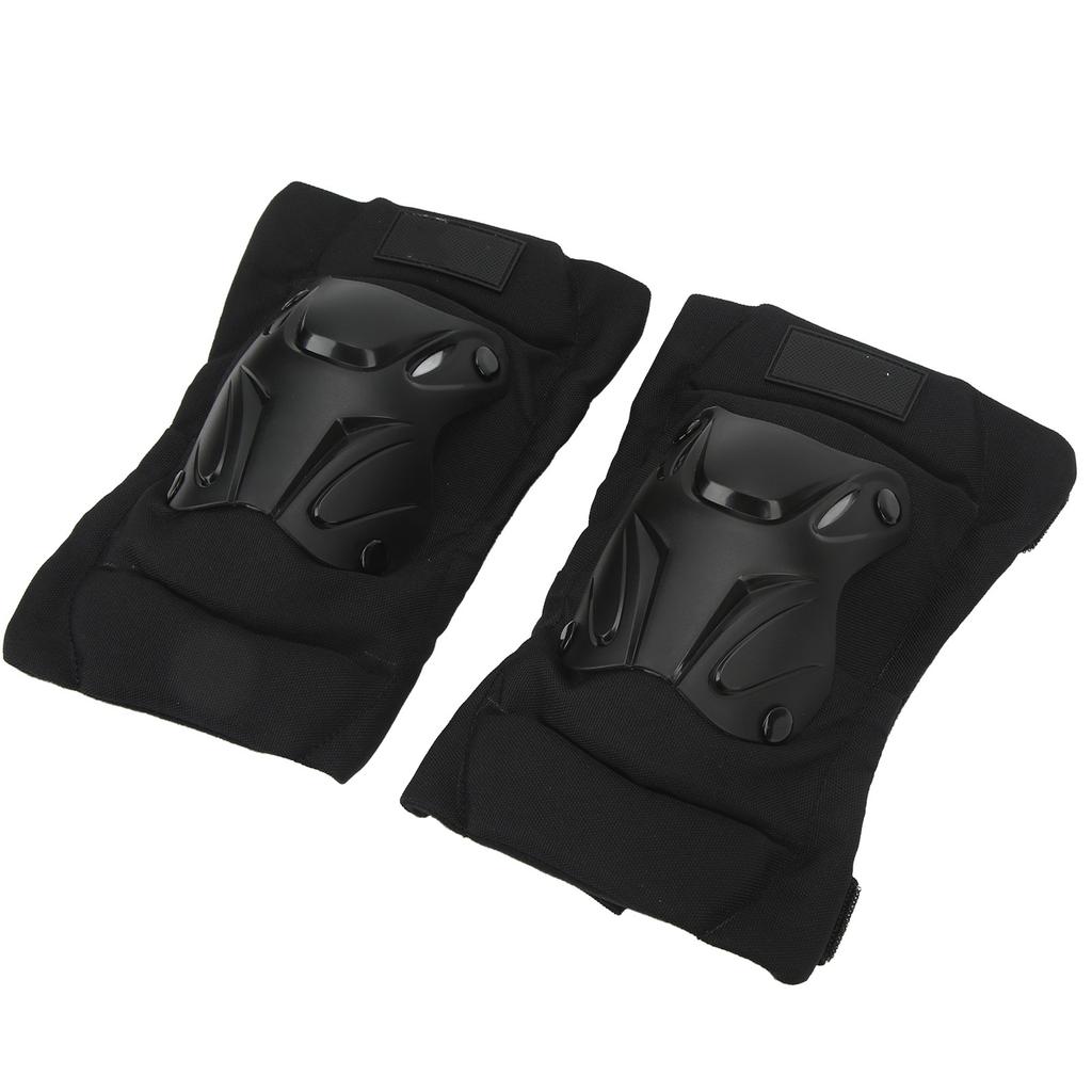 2pcs Knee Pads Guard Short Reflective Thickened PP Flexible Bendable Breathable Rubber Motorcycle Knee Guard for Outdoor