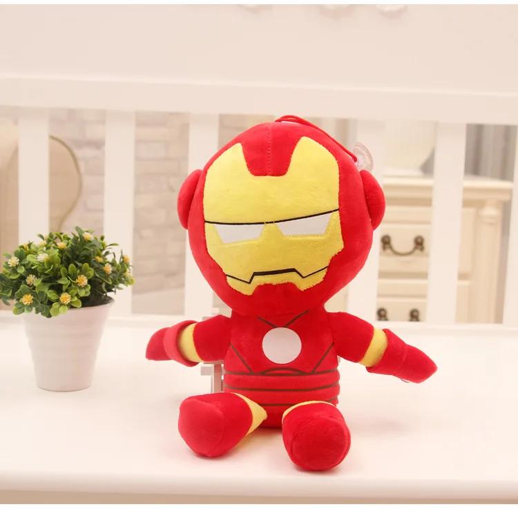 STOCK 27cm Man Spidermaned Plush Toys Movie Dolls MarvelAvengers Soft Stuffed Hero Captain America Iron Christmas Gifts