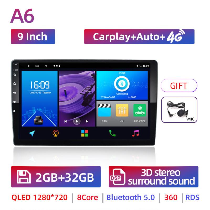 2 Din Android 13 Car Radio Autoradio 7 9 10 13.1 Inch Universal WIFI GPS  Audio Multimedia Player For Nissan Toyota Kia Honda