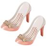 1/2Pcs Soap Box with Convenient Suction Cup High Heels Design Self-Draining Soap Dish Plastic Soap Holder Multi-Functional Organizer