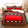 Domo Kun 3D Printed Bedding Set 3PCS Duvet Cover Pillowcase Single Twin Size Cartoon Home Textile Bedroom Decor