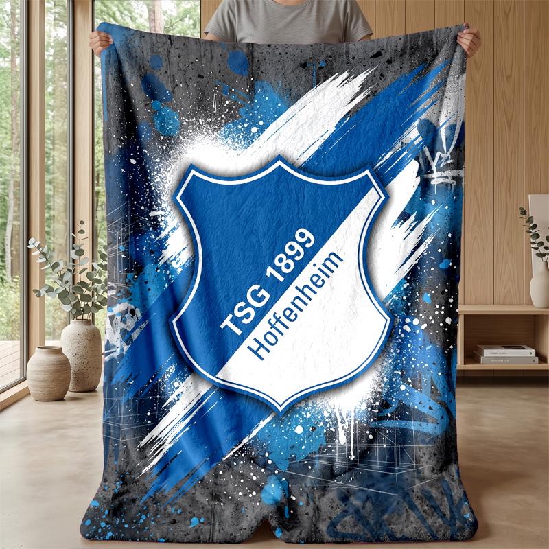 TSG Hoffenheim FC Soft Flannel Fleece Blanket Lightweight Cozy Warm Throw Blanket For Sofa Bed Home Decor