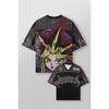Ya Trendy Brand T-shirt Oversize Street Tempo Libero Asciugatura Rapida Traspirante Maglia a Rete Larga T-shirt Grafica Anime Manica Corta