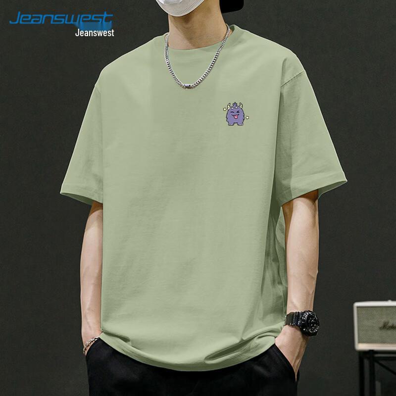 Jeanswest Men s  Purple Monster  Graphic Cotton T-Shirt L